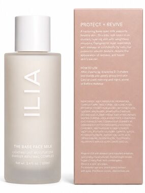 ILIA The Base Face Milk Lightweight Moisturizer 3.4oz New Sealed Hyaluronic Acid